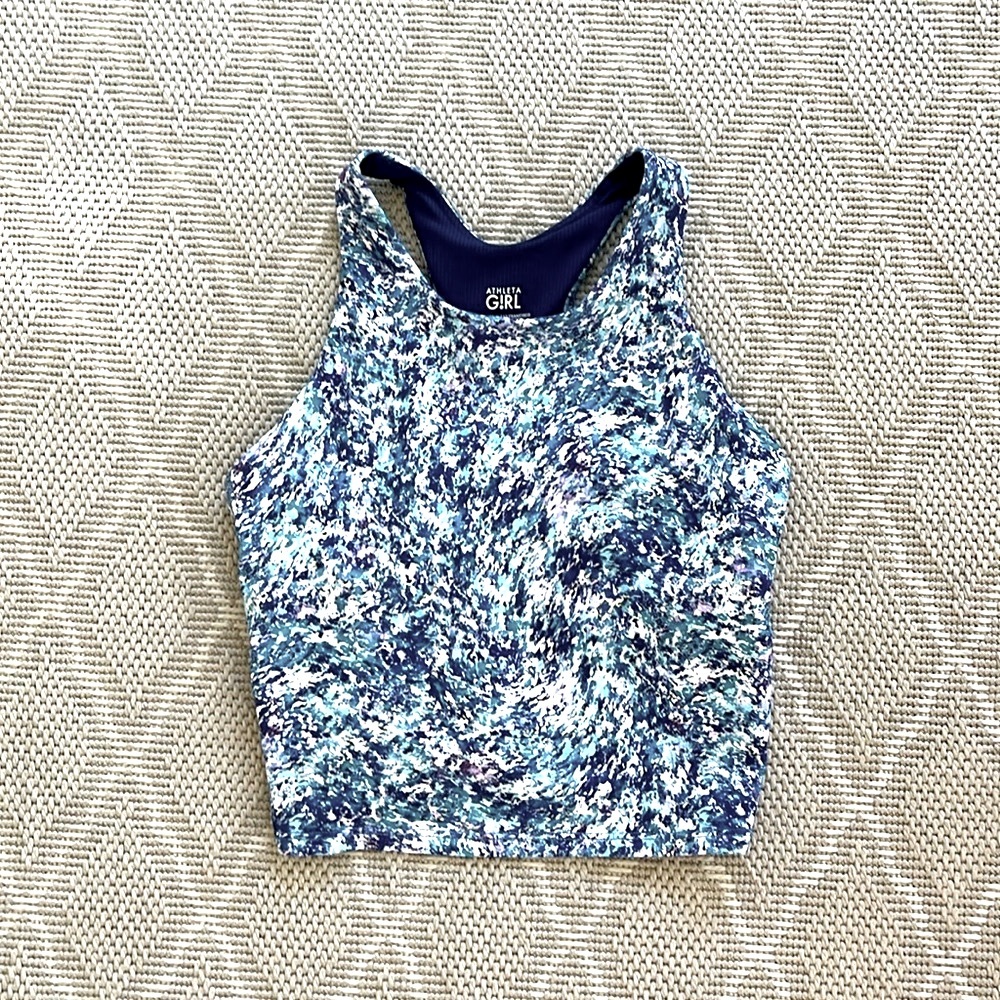 Athleta blue top